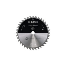 Bosch Kreissägeblatt Standard for Wood, Ø 165mm, 36Z(Bohrung 15,875mm, für Akku-Handkreissägen)