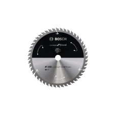 Bosch Kreissägeblatt Standard for Wood, Ø 165mm, 48Z(Bohrung 15,875mm, für Akku-Handkreissägen)