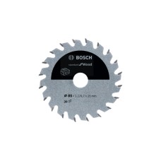 Bosch Kreissägeblatt Standard for Wood, Ø 85mm, 20Z(Bohrung 15mm, für Akku-Handkreissägen)