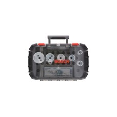 Bosch Lochsägen-Set Progressor for Wood & Metal, Ø 22- 64mm, 9-teilig(mit Power Change Adapter, Koffer)