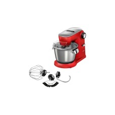 Bosch MUM9A66R00 Küchenmaschine OptiMUM(rot/silber, 1.600 Watt, Serie 8)