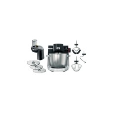 Bosch MUMS6ZS13D Küchenmaschine(schwarz/edelstahl, 1.600 Watt, Serie 6, integrierte Waage, Timer)