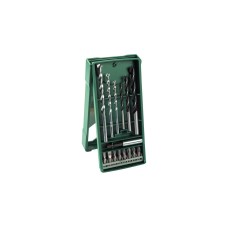 Bosch Mini X-Line Mixed Set, 15-teilig, Bohrer- & Bit-Satz(grün)