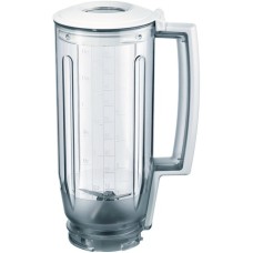 Bosch Mixeraufsatz MUZ6MX3, Kunststoff(transparent/weiß, 1,5 Liter, für Küchenmaschine MUM6)