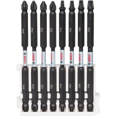 Bosch Pick and Click Impact Control Doppelklingenbit-Satz, 8-teilig(110mm, TORX, PH, PZ)