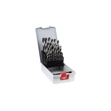 Bosch ProBox HSS-Spiralbohrer-Satz PointTeQ, 135°, 25-teilig