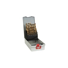 Bosch ProBox Metallbohrer-Satz HSS-TiN, 135°(25-teilig, Titan-Beschichtung)