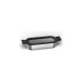 Bosch Pro Induction Flex Pfannen-Set HEZ9FF040, 4-teilig(edelstahl/schwarz, 1x groß, 1x medium, 2x klein mit Glasdeckel)