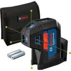 Bosch Punktlaser GPL 5 G Professional(blau/schwarz, grüne Laserpunkte)