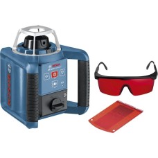 Bosch Rotationslaser GRL 300 HV Professional, mit Baustativ(blau, Koffer)