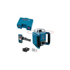 Bosch Rotationslaser GRL 400 H Professional, mit Empfänger(blau/schwarz, Koffer, rote Laserlinie)