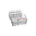 Bosch SPU6ZMS29E Serie 6, Spülmaschine(edelstahl, 45 cm, Home Connect)