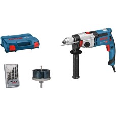 Bosch Schlagbohrmaschine GSB 24-2 Professional(blau/schwarz, 1.100 Watt, L-Case)