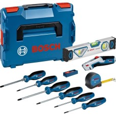 Bosch Schraubendreher- und Handwerkzeug-Set, 19-teilig, Zangen-Set(blau, L-BOXX 102)
