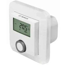 Bosch Smart Home Raumthermostat Fußbodenheizung 24 V(weiß, für 24 Volt Betriebsspannung, Outlet)
