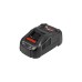 Bosch Starter-Set 18V (2x GBA 18V 5.0Ah + GAL 1880 CV Professional), Ladegerät(schwarz, 2x Akku + Ladegerät, AMPShare Alliance)