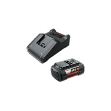 Bosch Starter-Set 36V (GBA 36V 4.0Ah + AL 36V-20), Ladegerät(schwarz, 36V POWER FOR ALL, Akku + Ladegerät)