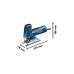 Bosch Stichsäge GST 160 CE(blau, L-BOXX, 800 Watt)