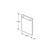 Bosch Türfront KUZ20SX0, Türverkleidung(edelstahl)