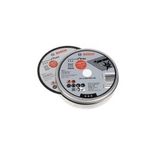 Bosch Trennscheibe Standard for Inox - Rapido, Ø 115mm(10 Stück, Bohrung 22,23mm, WA 60 T BF, gerade)