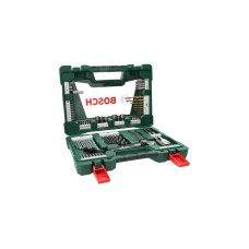 Bosch V-Line TiN-Bohrer- und Bit-Set, 83-teilig, Bohrer- & Bit-Satz(grün, mit Rollgabelschlüssel)