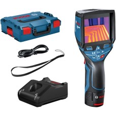 Bosch Wärmebildkamera GTC 400 C Professional, 12Volt, Thermodetektor(blau/schwarz, Li-Ionen-Akku 2,0Ah, L-BOXX)
