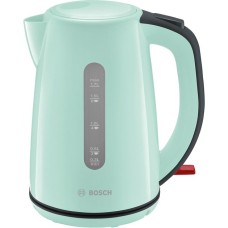 Bosch Wasserkocher CompactClass TWK7502(türkis/schwarz, 1,7 Liter)