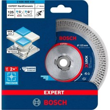 Bosch X-LOCK Diamanttrennscheibe Expert HardCeramic, Ø 125mm(Bohrung 22,23mm)