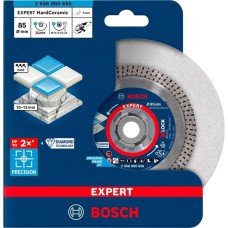 Bosch X-LOCK Diamanttrennscheibe Expert HardCeramic, Ø 85mm(Bohrung 22,23mm)