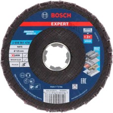 Bosch X-LOCK Fächerscheibe EXPERT N475 SCM, Ø 125mm, Schleifscheibe(Bohrung 22,23mm, Medium)