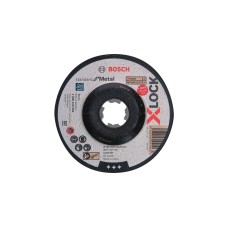 Bosch X-LOCK Schruppscheibe Standard for Metal, Ø 125mm, T27, Schleifscheibe(Bohrung 22,23mm, A 24 P BF)