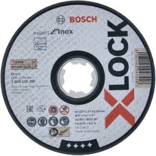 Bosch X-LOCK Trennscheibe Expert for Inox, Ø 125mm(Bohrung 22,23mm, AS 46 T INOX BF, gerade)