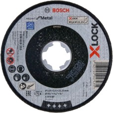 Bosch X-LOCK Trennscheibe Expert for Metal, Ø 115mm(Bohrung 22,23mm, A 30 S BF, gerade)