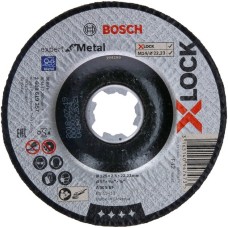Bosch X-LOCK Trennscheibe Expert for Metal, Ø 125mm(Bohrung 22,23mm, A 30 S BF, gekröpft)