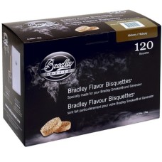Bradley Hickory Bisquetten, 120 Stück, Räucherholz(für Bradley Smoker)