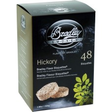 Bradley Hickory Bisquetten, 48 Stück, Räucherholz(für Bradley Smoker)