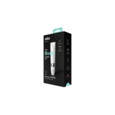 Braun Body BS1000 Mini-Körperhaartrimmer, Haarentferner(weiß/chrom)