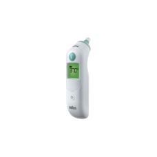 Braun IRT6515 Fieberthermometer ThermoScan 6(weiß, Infrarot-Ohrthermometer)