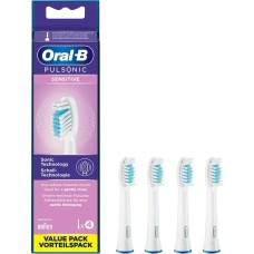 Braun Oral-B Pulsonic Sensitive 4er, Aufsteckbürste(weiß)