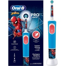 Braun Oral-B Vitality Pro 103 Kids Spiderman, Elektrische Zahnbürste(blau/weiß)