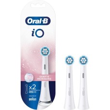 Braun Oral-B iO Sanfte Reinigung 2er, Aufsteckbürste(weiß)