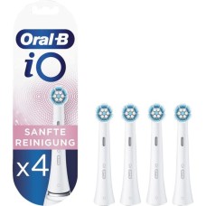 Braun Oral-B iO Sanfte Reinigung 4er, Aufsteckbürste(weiß)