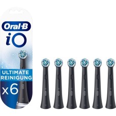 Braun Oral-B iO Ultimative Reinigung 6er, Aufsteckbürste(schwarz)