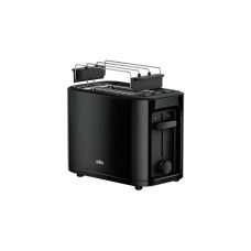 Braun PurEase Toaster HT 3010(schwarz, 1.000 Watt, für 2 Scheiben Toast)