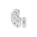 Brennenstuhl Comfort-Line Funkschalt-Set CE1 4001, Schaltsteckdose(weiß, 4 Stück)