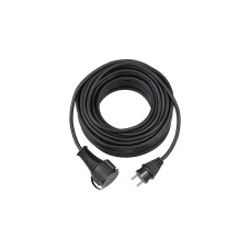 Brennenstuhl Gummi-Verlängerungskabel IP44, für außen(schwarz, 5 Meter)