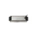 Brennenstuhl Indesk-Power versenkbare Steckdosenleiste 3-fach(silber/schwarz, 2 Meter, 2x USB)