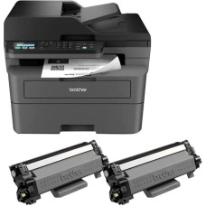 Brother MFC-L2827DWXL, Multifunktionsdrucker(dunkelgrau, USB, LAN, WLAN, Scan, Kopie, Fax)