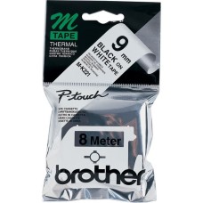 Brother Schriftband M-K221(9 mm, Schwarz auf Weiß)