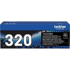 Brother Toner schwarz TN320BK(schwarz, Retail)